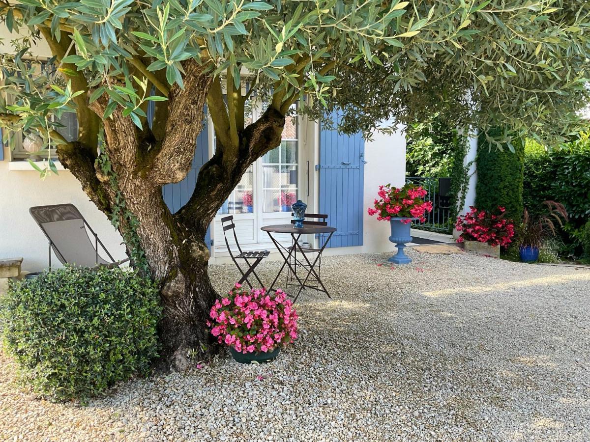 Chambre D'Hotes "Les Volets Bleus" - Villa L'Olivier Cote Mer ヴォー・シュル・メール エクステリア 写真